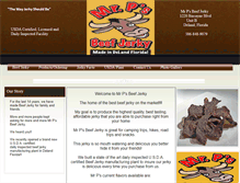 Tablet Screenshot of mrpbeefjerky.com